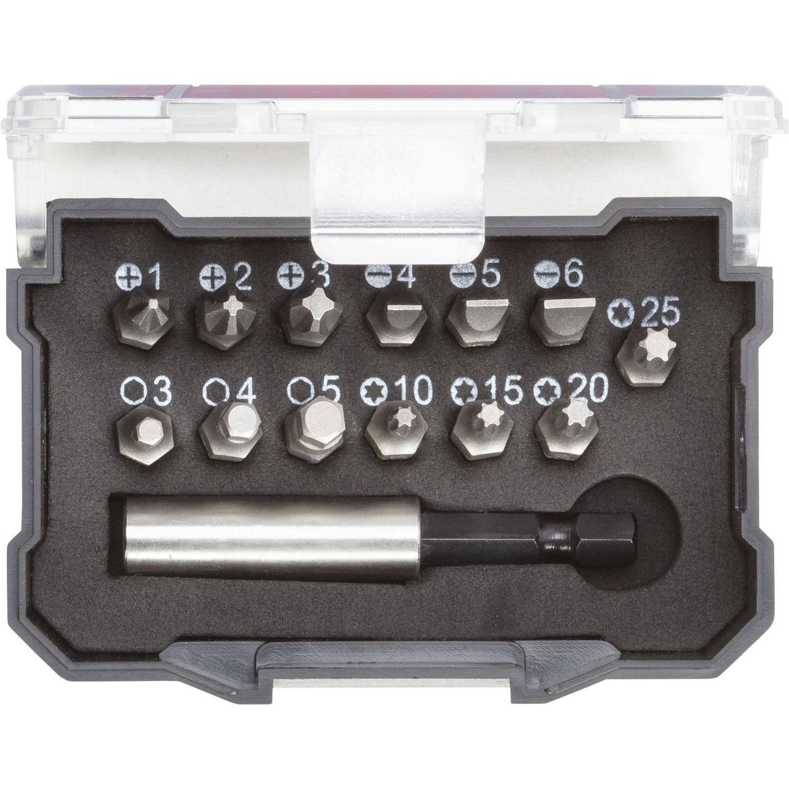 Thumbnail - Gedore Red, Bits, red R33005014 Bit-Box 1/4 PH+SL+TX+6-kant+Bithalter 14-teilig (1/4")
