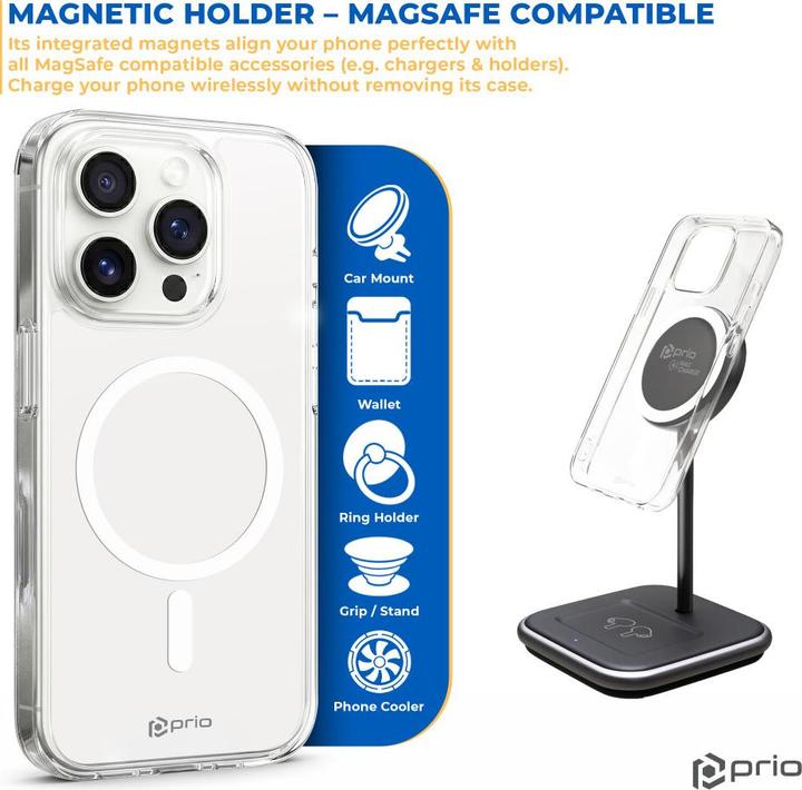 Actual product image prio Protective Case MAG for iPhone 14/13 clear (Apple iPhone 13, Apple iPhone 14)