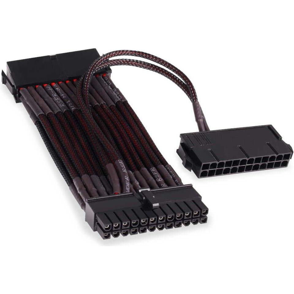 Alphacool Dual 24-Pin Netzteil Starterkabel (2x24-Pin auf 1x24-Pin), Interne Kabel (PC)