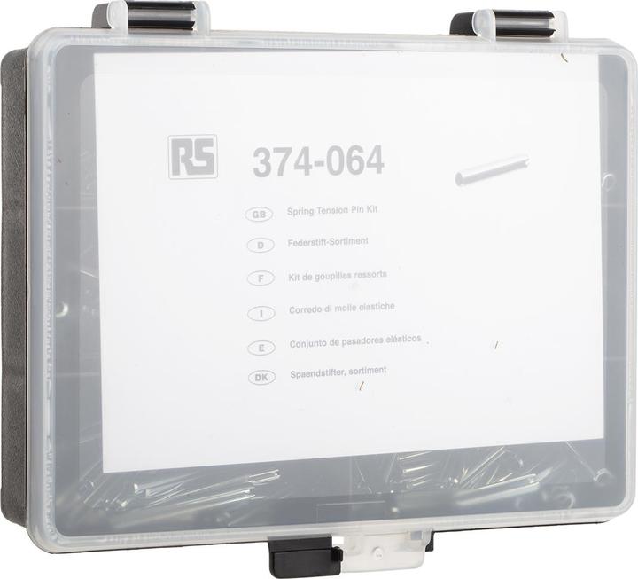 Actual product image RS PRO Spring dowel pins assortment