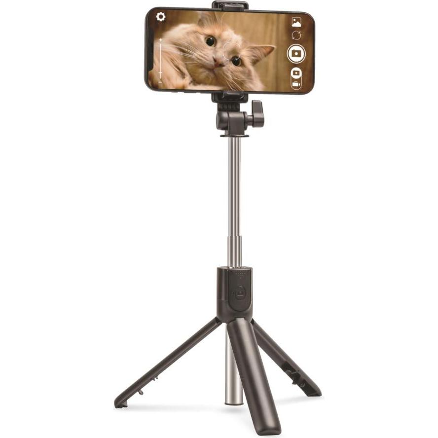 Setty Selfie-Stick bluetooth mit Stativ SBST-02 schwarz, Selfie Stick, Schwarz
