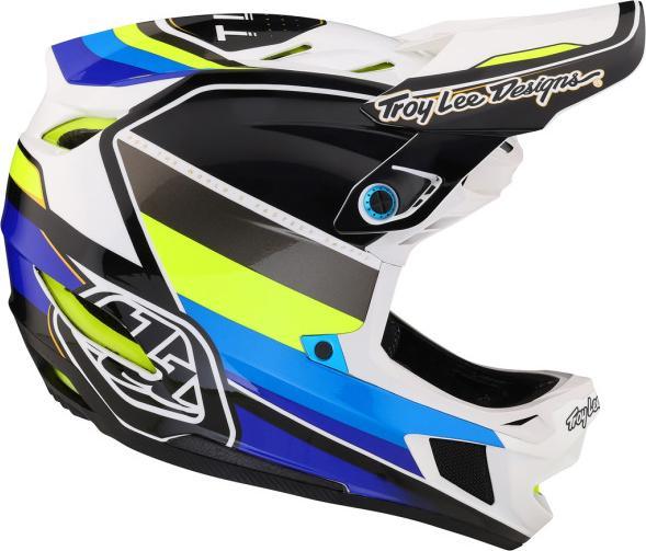 Image du produit Troy Lee Designs Casque D4 Composite MIPS, Reverb, blanc/bleu, XS | 53-54cm (53 - 54 cm)