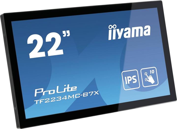 Produktbild iiyama 21,5 Zoll IPS 1920 x 1080 10 Point Touch Anti-Fingerprint 1000:1 305 cd (1920 x 1080 Pixel, 22")