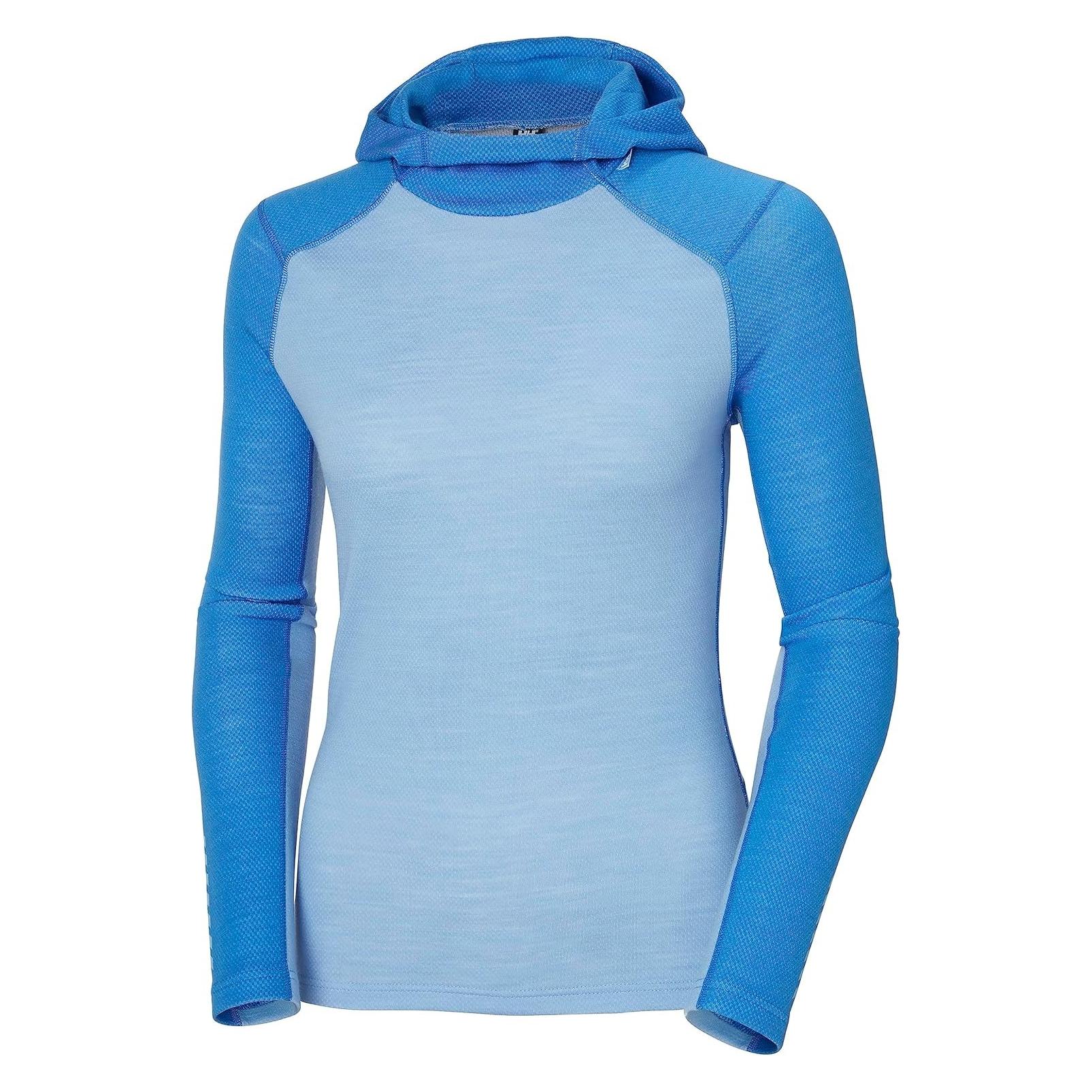 Helly Hansen, Damen, Funktionsshirt, W Lifa Merino Midweight Hoodie (Xs), Blau, Xs
