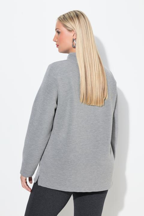 Produktbild Ulla Popken Sweatshirt, Ziersteine, U-Boot-Ausschnitt, Langarm (58)