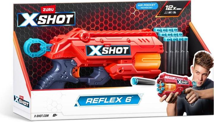 Produktbild Xshot Excel - Reflex 6 Blaster mit Darts