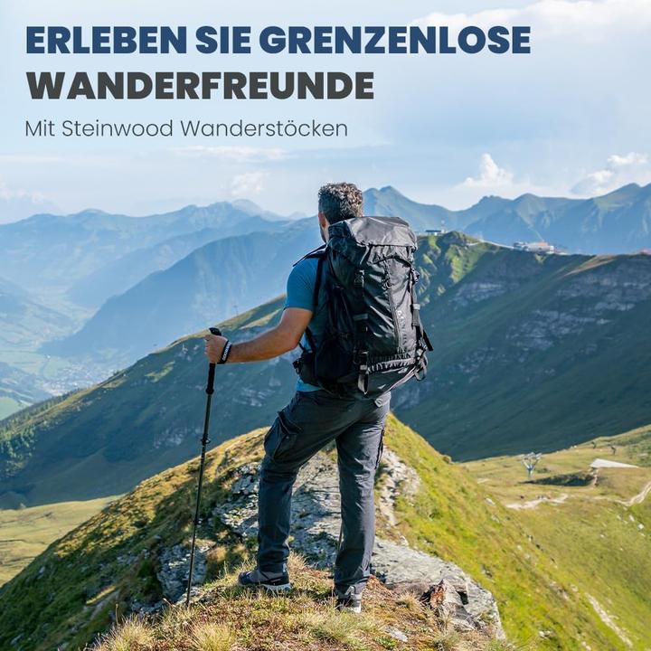 Immagine prodotto Steinwood Premium Carbon Wanderstöcke