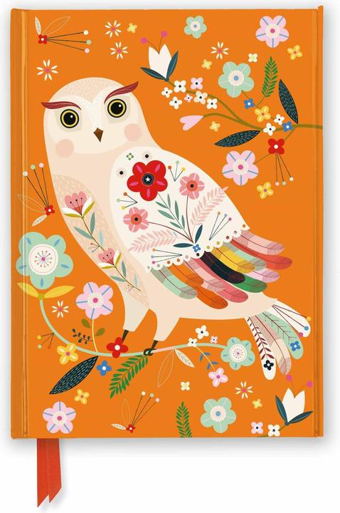 Produktbild Bee Brown: Folk Owl (Foiled Journal) (Liniert, Harter Einband)