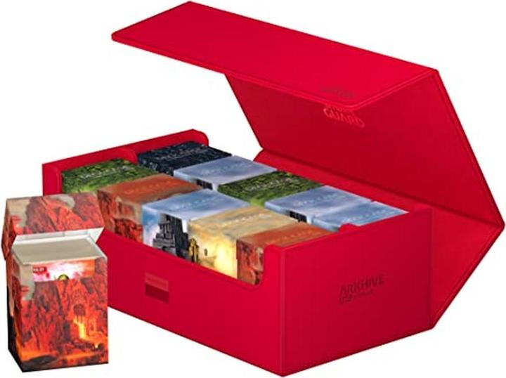 Immagine prodotto Ultimate Guard Arkhive 800+ XenoSkin Monocolor Rouge