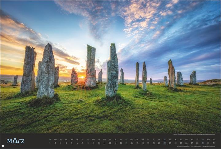 Produktbild Land of Legends Kalender 2026 - Schottlands Burgen und Schlösser (58 x 39 cm, Harter Einband, Deutsch)