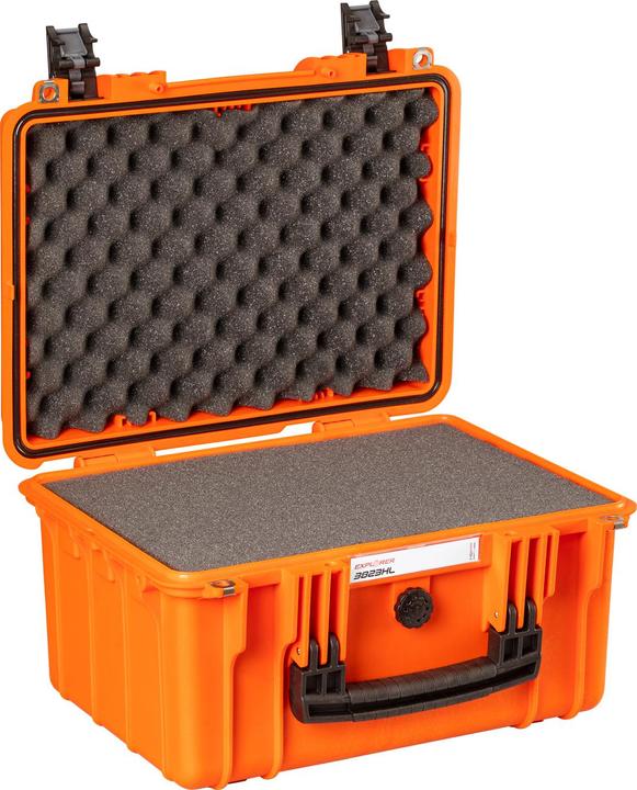 Actual product image Explorer Cases Outdoor case 3823HL.O orange with pick & pluck foam (W x H x D) (Photo case, 23.60 l)