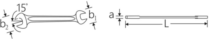 Produktbild Stahlwille DoppelMaulschlüssel (19 mm, 18 mm)