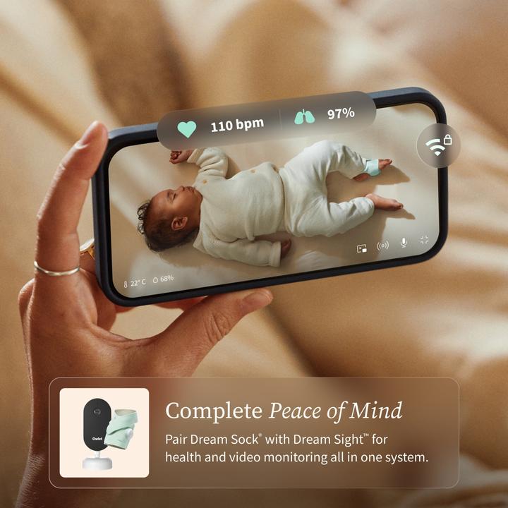 Immagine prodotto Owlet Calzino da sogno (Audio del baby monitor, 50 m)