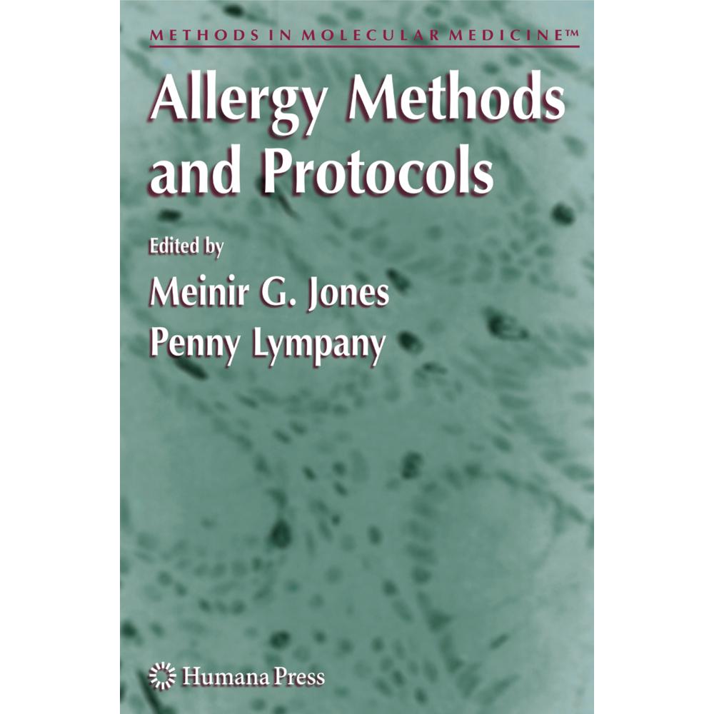 Allergy Methods and Protocols, Fachbücher