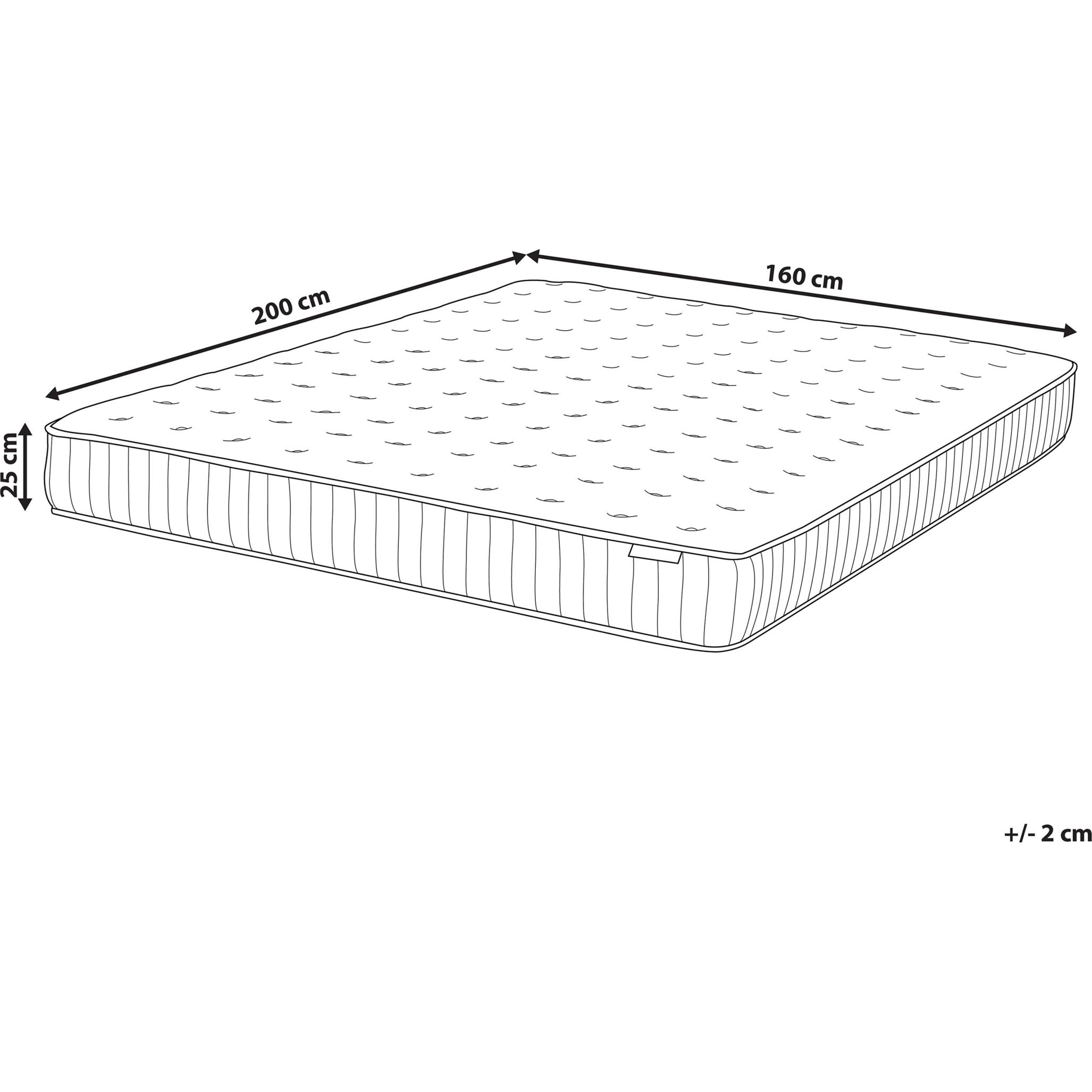 Thumbnail - Beliani, Matratze, Pleasant (160 x 200 cm, Federkern)