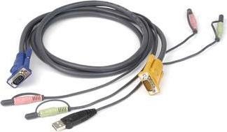Iogear 6 ft. USB KVM Cable for