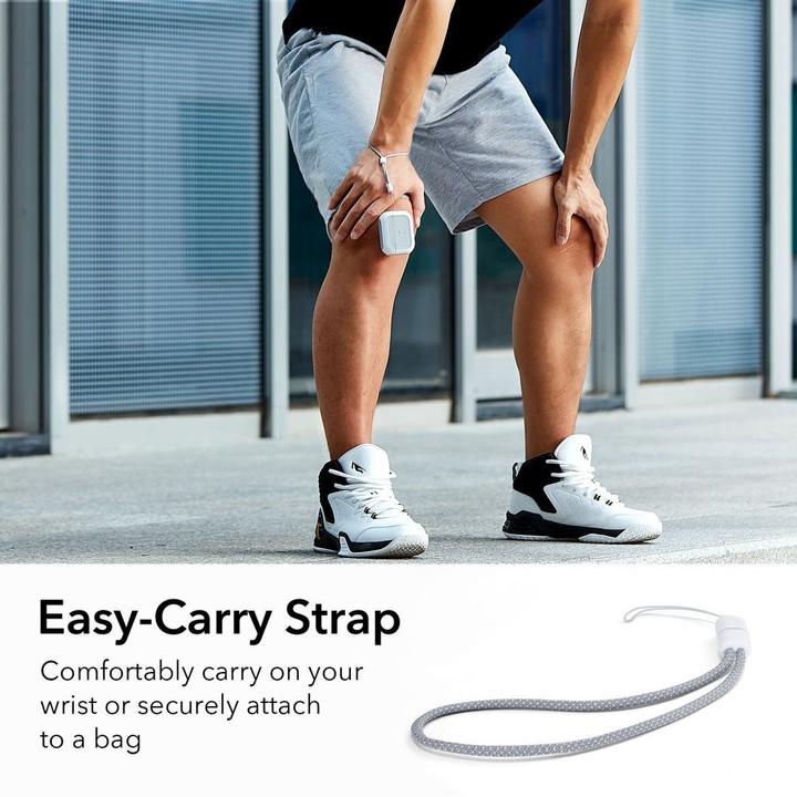 Actual product image ESR ORBIT HALOLOCK MAGSAFE Apple AIRPODS PRO 1 / 2 WHITE (Headphone bag)