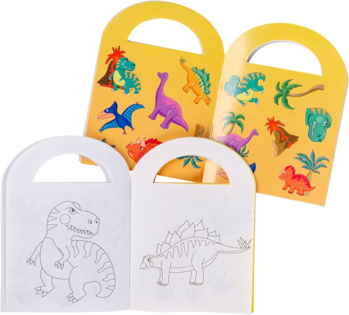 Actual product image LG-Imports Coloring book with dinosaur stickers