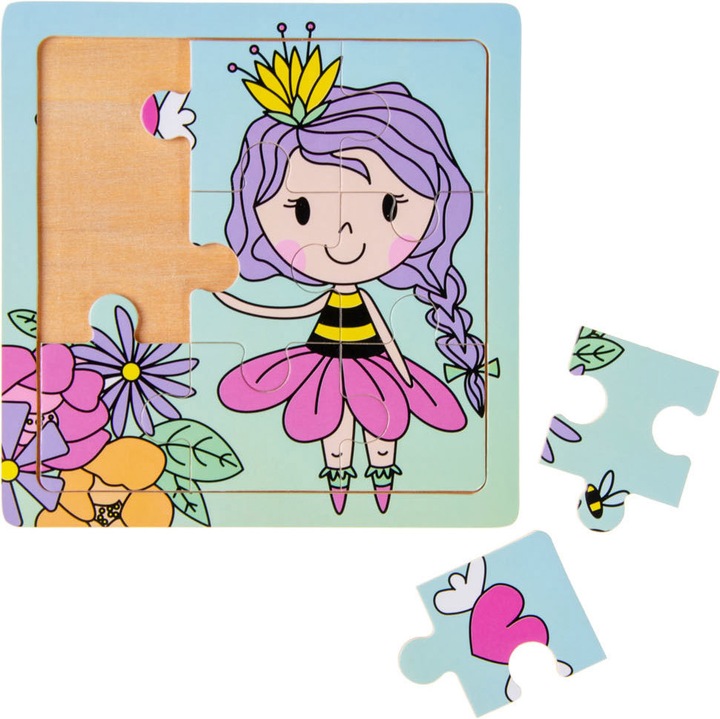 Actual product image LG-Imports Wooden puzzle (princess, unicorn or mermaid)