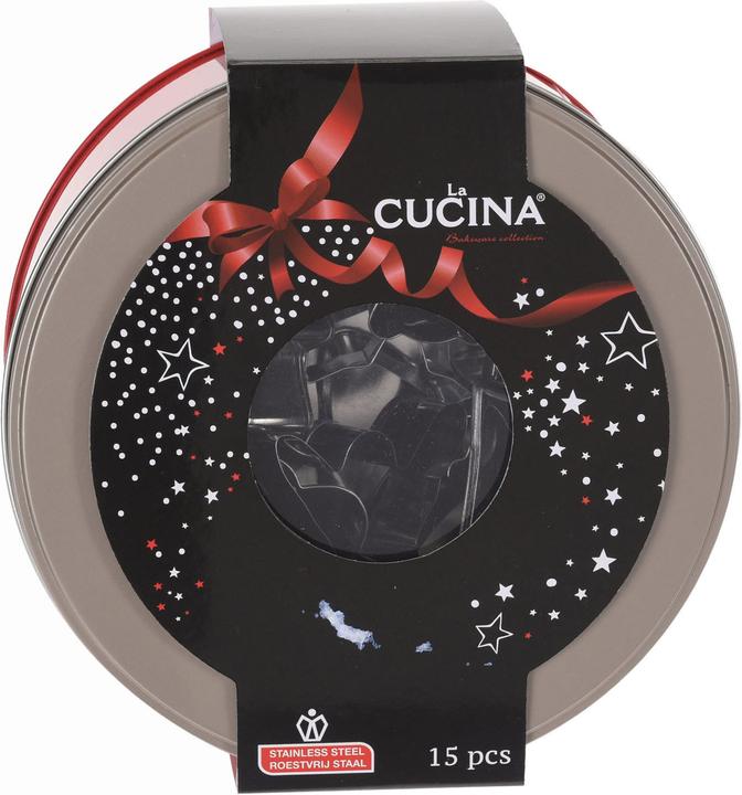 Image du produit La Cucina Présentoir Noël RVS, 15pcs.