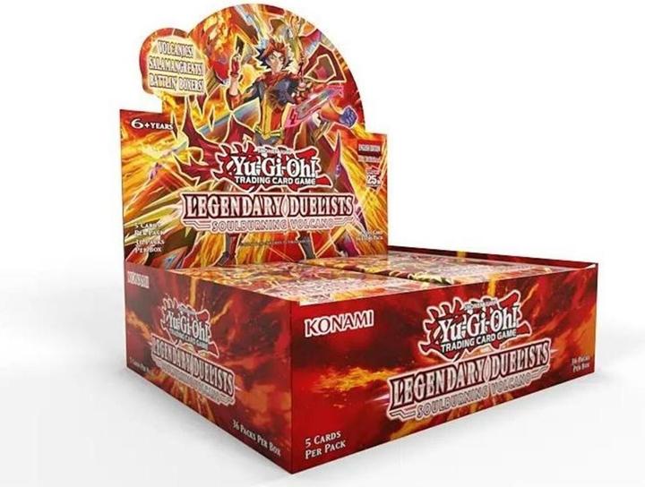 Actual product image Yu-Gi-Oh ! Legendary Duelists: Soulburning Volcano présentoir boosters (36) *ALLEMAND* (German, Booster Pack)
