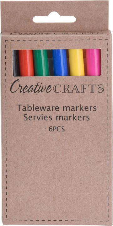 Image du produit Creative Craft Group Marqueurs pour porcelaine, 6 pcs. (6 x)