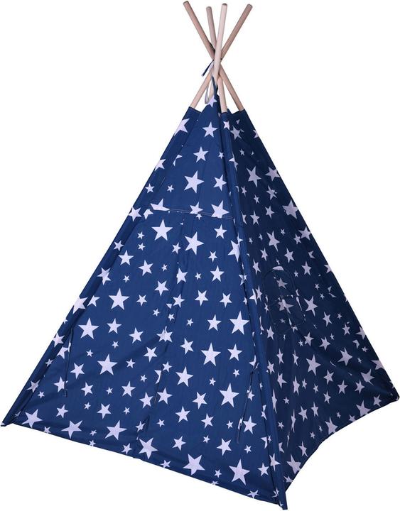 Actual product image Koopman Teepee tent blue with stars