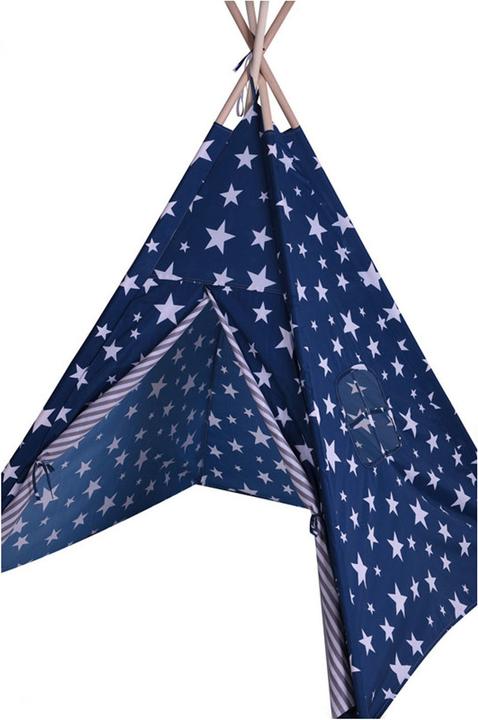 Actual product image Koopman Teepee tent blue with stars