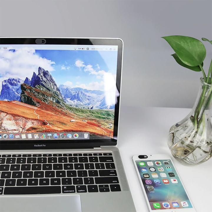 Produktbild NoName Tech-Protect Cam Fit+ 3er-Pack Laptop-Kameraabdeckungen – Schwarz