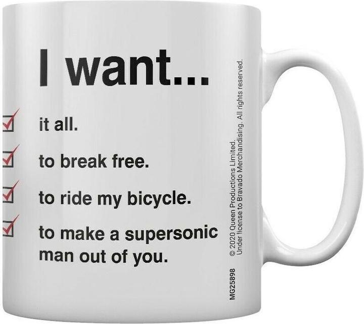 Image du produit Queen Tasse à café I Want Checklist (325 ml, 1 x)