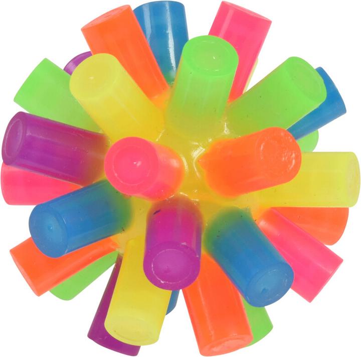Bouncy ball rainbow with light