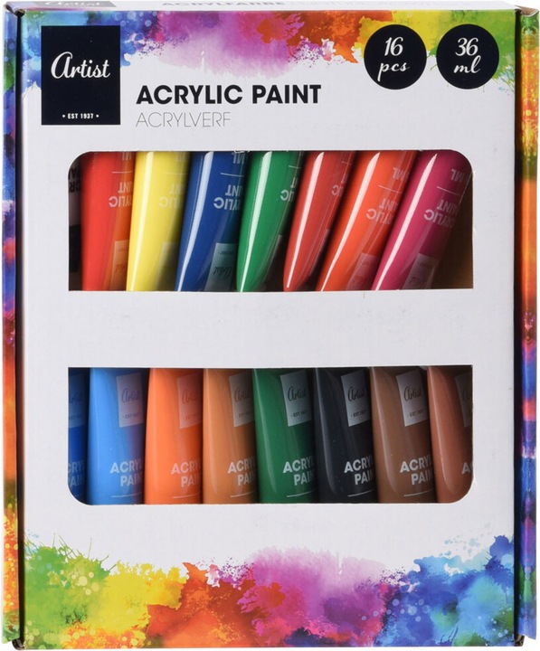 Acrylic paint (Multicolor, 576 ml)