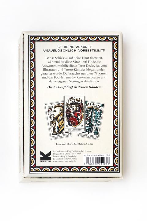Actual product image Card game Tattoo Tarot - ink with depth
