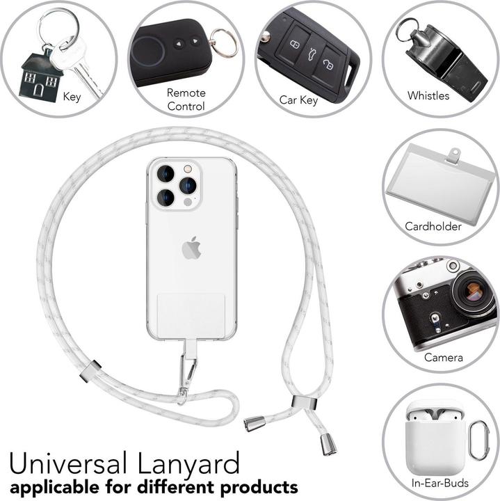 Produktbild Nalia Universal Handykette zum Umhängen mit Pad