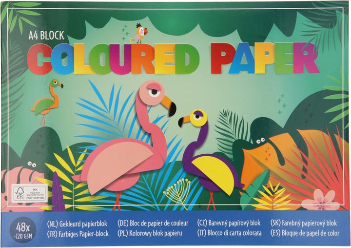 Image du produit Papier de bricolage de couleur (48 x)