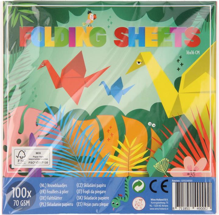 Actual product image Wins Holland Colorful leaflets, 16x16cm