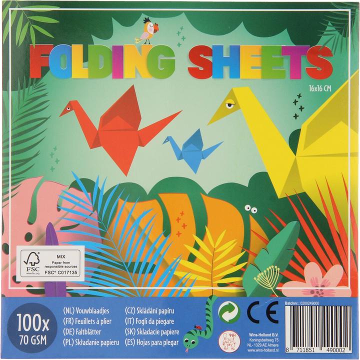 Wins Holland Colorful leaflets, 16x16cm