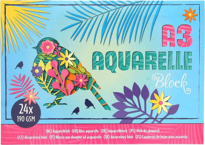 Actual product image Watercolor pad A3, 24 sheets (A3, Plain)