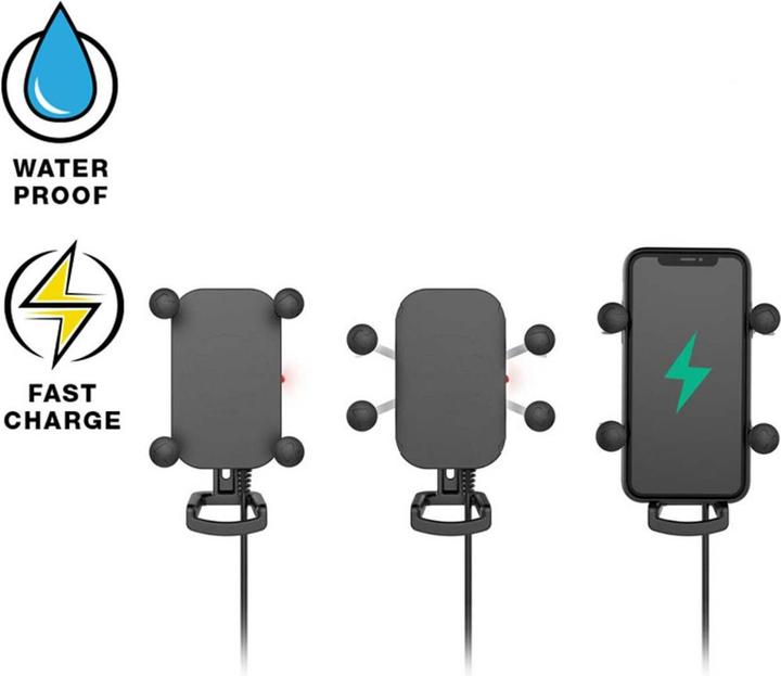 Image du produit RAM Mounts Support smartphone chargeur sans fil et étanche Ram tough-charge