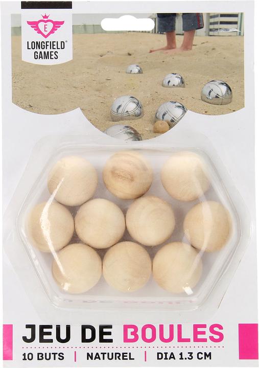 Actual product image Longfield Games Wooden Jeu de Boules Butts, 10pcs.