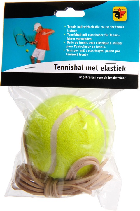Angel Sports Tennisbal met elastiek