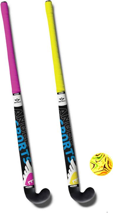 Angel Sports Set de hockey rose et jaune 33