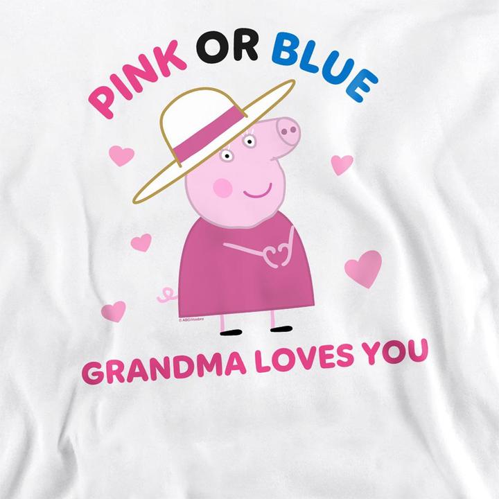 Immagine prodotto Peppa Pig Pink Or Blue Grandma Pig Loves You Felpa Donna (L)