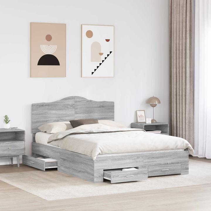 Image du produit vidaXL Moderner Bettrahmen (140 x 190 cm)