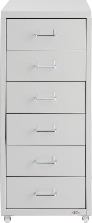 Image du produit tectake Caisson de bureau 6 tiroirs (41 x 28 x 69 cm)