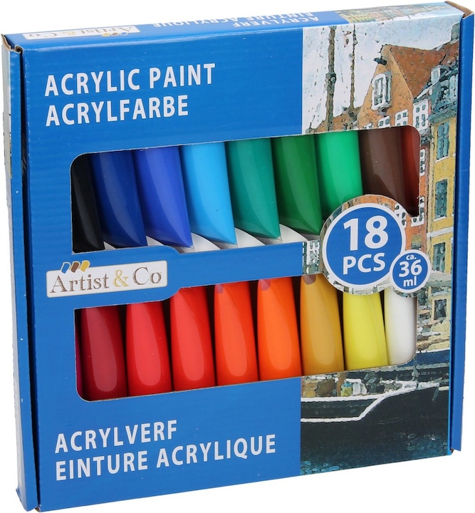 Immagine prodotto Artist&Co Pittura acrilica (Multicolore, 36 ml)