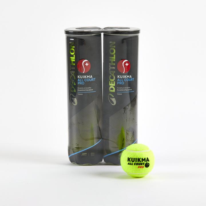 Produktbild Artengo Versatile Tennis Ball All Court Pro Swiss 2 x 4-Packs