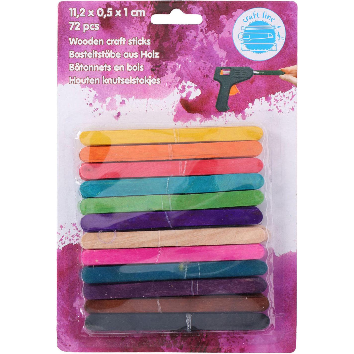 Thumbnail - Craft Line Holzhandwerksstöcke, 72st.
