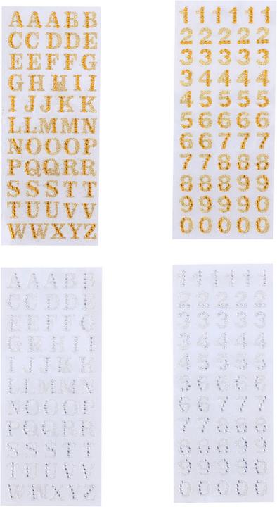 Produktbild Craft Aufkleber Alphabet und Zahlen, 111 Stk.