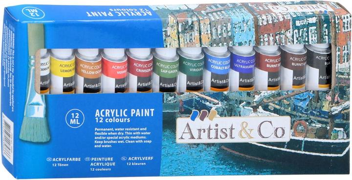 Produktbild Artist&Co Acrylfarbe (Mehrfarbig, 144 ml)